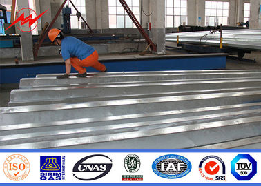 45FT 3mm Galvanizli Çelik Direk, Elektrik Direkleri Filipinler NEA Standardı