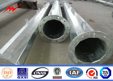 Sıcak Daldırma Galvanizli 60 Ft Uzunluk 70 Ft 90 Ft Metal Elektrik Direkleri Sınıf 65 ASTM A572