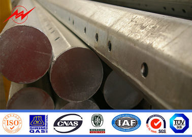 Sıcak Daldırma Galvanizli 60 Ft Uzunluk 70 Ft 90 Ft Metal Elektrik Direkleri Sınıf 65 ASTM A572