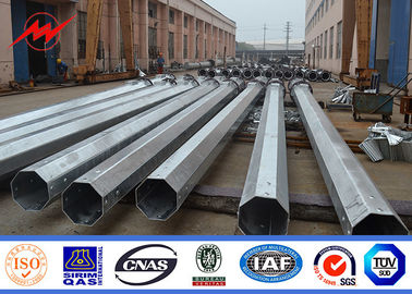 Elektrik Hattı için 9m 650 Dan Galvanizli Konik Borulu Çelik Direk