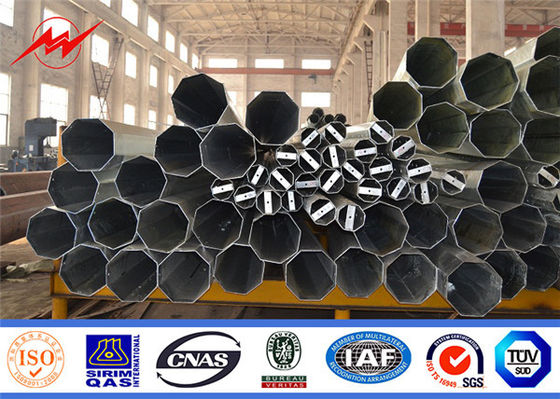 Gabon Q345 Çelik Yardımcı Kutuplu Şanzıman, Metal Güç Direkleri 10m 330KG