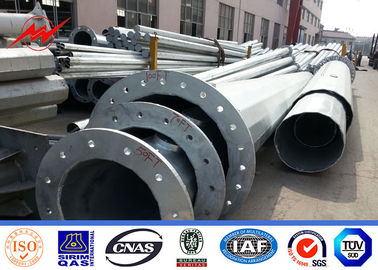 İletim Hattı Sekizgen Galvanizli Çelik Güç Direği 70FT 94FT 120FT