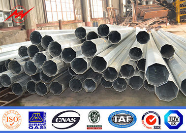 25 - 90ft GR65 Sıcak Daldırma Galvanizli Çelik Direk, Elektrikli Çelik Şebeke Direkleri