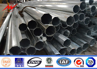Bitümlü Konik Elektrik İletim Kutbu 35FT 3mm Kalın Sıcak Daldırma Galvanizli