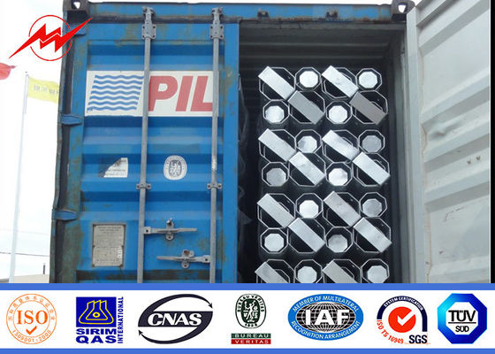 Düşük Voltaj 33kV Güç İletim Direkleri, Anti Pas Galvanizli Çelik Direkler