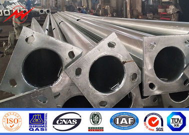 12 metre Iso Sertifikası Sıcak Daldırma Galvaniz Çift Kol Sokak Aydınlatma Direği