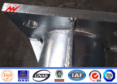 35m / S Rüzgar Hızı Galvanizli Çelik Güç Direği, Uzun Ömürlü Sokak Lambası Direği