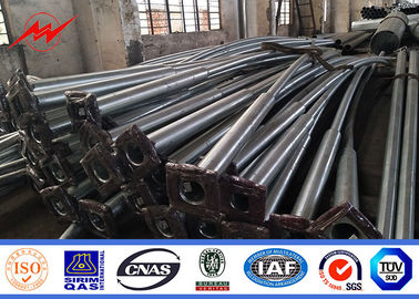 35m / S Rüzgar Hızı Galvanizli Çelik Güç Direği, Uzun Ömürlü Sokak Lambası Direği