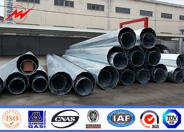 75FT Filipinler NGCP Standardı 4-5mm Kalınlaştırmalı Galvanizli Çelik Direk