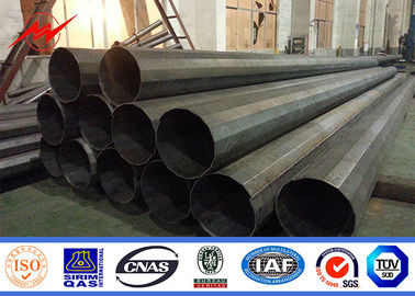 75FT Filipinler NGCP Standardı 4-5mm Kalınlaştırmalı Galvanizli Çelik Direk