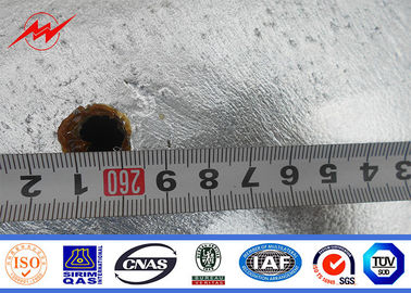 69KV 45FT 2 Segmentli Elektrik Galvanizli Çelik Kutup Filipinler NEA Standardı