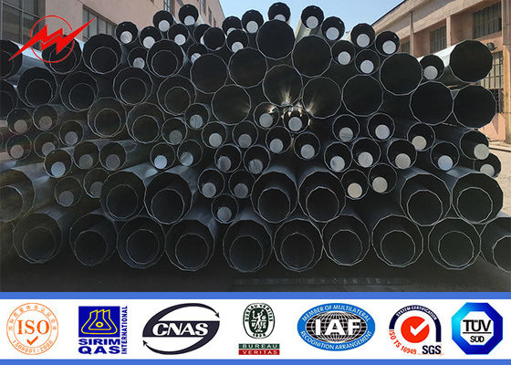 Filipinler’deki Overheadline Projesi İçin NAPORCOR Bitümen 11m Elektrik Direği