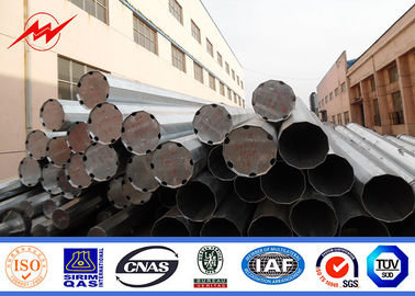 14m 2500 Dan 2 Segment Doğrudan Gömülü Elektrikli Çelik Direk Galvaniz Kutuplu Monopol