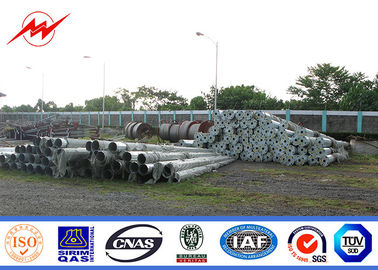 Sıcak Daldırma Galvanizli Çelik Kutup, 35ft Q345 Elektrik Pole 2.75mm Kalınlık