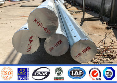 8m 11m Sıcak Daldırma İletim Hattı İçin Sekizgen Çelik Kutuplu Galvanizli