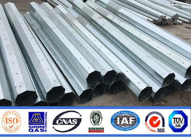 Galvaniz Elektrik 100ft Çelik Güç Direği Sınıf Bir Koruma Seviyesi