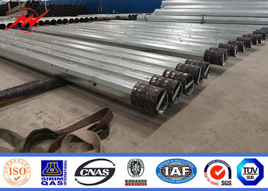 Yüksek Mukavemetli Çokgen Galvanizli Çelik Kutup 33kv 110kv 132kv 230kv 380kv 400kv 550kv