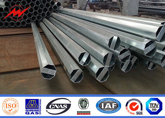 9 Metre Galvanizli Çelik Borulu Çelik Direkli Çelik Direkleri ASTM A123 Standardı