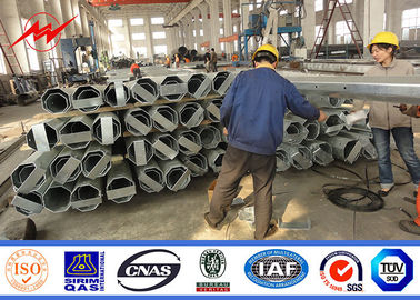 15m 510kg 3.8mm kalınlıkta elektrik direği, FRP ile elektrik servis direği