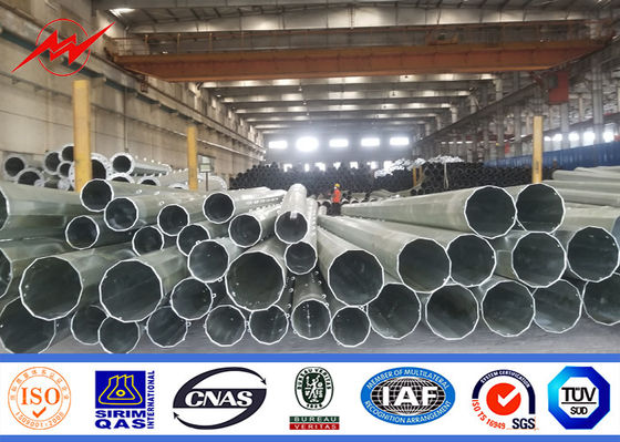 S500MC Kavisli 9M Minimium 3mm Kalınlığı ile Katlanır Sokak Lambası Direkleri Galvanizli