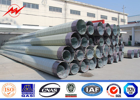 S500MC Kavisli 9M Minimium 3mm Kalınlığı ile Katlanır Sokak Lambası Direkleri Galvanizli