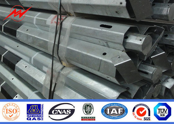 15 M Elektrikli Sütun Çelik Yardımcı Direği, FRP ve Marks, Malezya Standardı