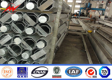 11m 3.8mm 2 Bölüm FRP Galvanizli Çelik Kutuplu Elektrik İletim Sütunu