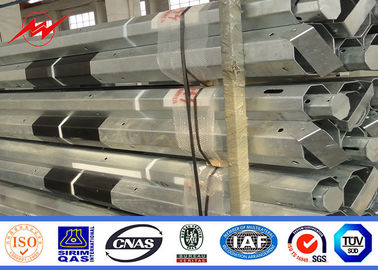 FRP ile 9M 3.8mm Elektrik Yardımcı Elektrik Direkleri, 150 250 450 500kg