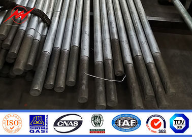 100 Ft Flanş Tip 3 Bölüm Tırmanma Basamaklı Galvanizli Çelik Direk