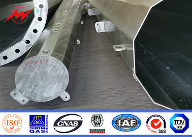 30.5m Flanşlı Tip Geleneksel Galvanizli Çelik Direk, Elektrik İletim Direkleri