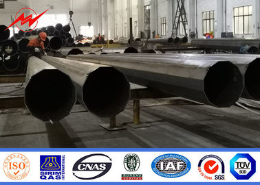 70ft 2 Cections Galvanizli Işık Direği 2000kg Filipinler Ngcp Standardı