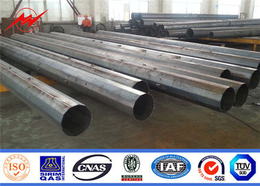 69KV Q345 NEA Standart Galvanizli Direk Elektrikli Çelik Direkler Uzun Ömür