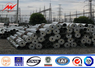 Dış Elektrik Dağıtım Hattı için 9m - 3kn Galvanizli Şebeke Güç Direkleri