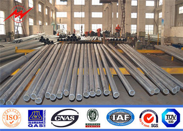 Elektrik Hattı için 11.8-20m Sıcak Daldırma Galvaniz Çelik Boru Direk