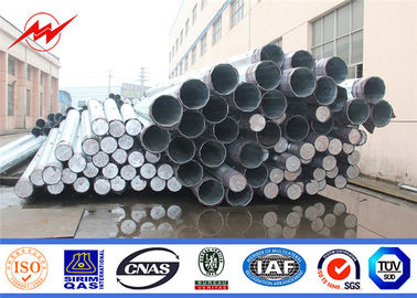 69KV Q345 NEA Standart Elektrikli Çelik Direkler Bitümlü Galvaniz