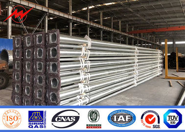 Renkli Polyester Güç Kaplama ile Sıcak Dip Galvanize Sokak Işığı direği