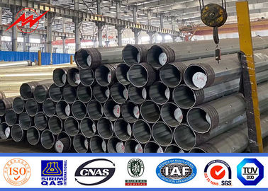 Güç İletimi İçin 10m 14m 15m Doğrudan Gömülü Galvanizli Metal Yardımcı Direkler