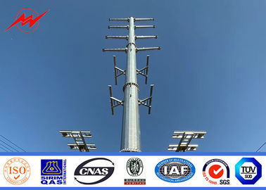 Dağıtım ve İletim için 20-120ft Gömme Galvanizli Çelik Kutup