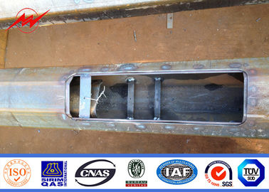 8m 10m 12m Renkli Poliester Toz Kaplama ile Sıcak Dip Galvanizli Çelik Güç direği