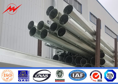 80ft Kayma Ortak S355JR Galvanizli Çelik Kutup, Elektrik Yardımcı Güç Kutbu
