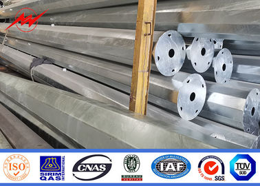 Sıcak Dip Galvanizli Çelik Güç Kutbu 10kv - 550kv 300-1000kg Tasarım Yükü