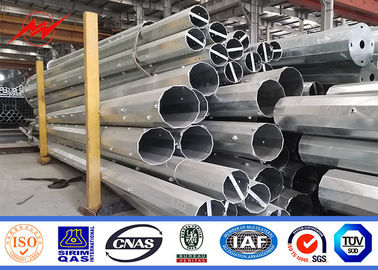 35FT 127-248mm Çelik Boru Direkler 2.75 / 3mm Kalın Sıcak Daldırma Galvanizli