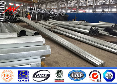 35FT 127-248mm Çelik Boru Direkler 2.75 / 3mm Kalın Sıcak Daldırma Galvanizli