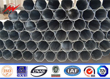 Elektrik İletimi İçin Sıcak Daldırma Galvanizli Konik 25 Ft Yardımcı Direk