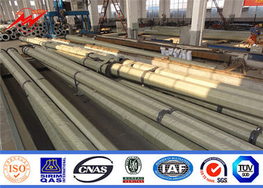 Elektrik İletimi İçin Sıcak Daldırma Galvanizli Konik 25 Ft Yardımcı Direk