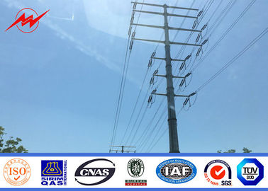 6mm Sekizgen 132KV 15m 30m Çelik Güç Direği