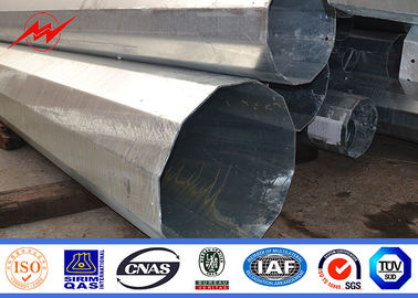 69kv Elektrik İletim Hattı için IP65 Boru Galvanizli Çelik Direk