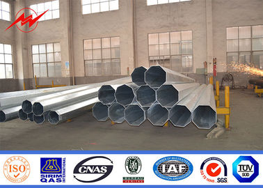 90FT Q460 Elektrik Transmisi Galvanizli Çelik direği 160km / h 30m / s Rüzgar Hızı