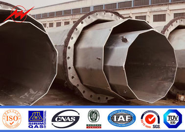 11kv 38kv Elektrik Direği Sıcak Daldırma Galvanizli Sekizgen