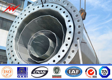 90ft 100ft Çok Taraflı Güç İletim Direkleri / Güç Dağıtım Direkleri ISO